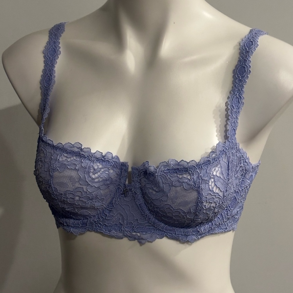 Savage X Fenty Lavender Lace Balconette Underwire Bra